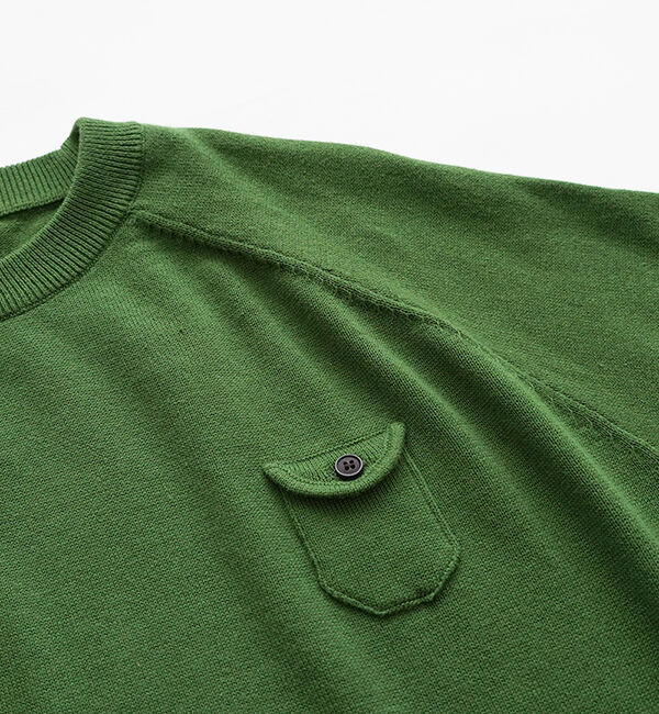 休日と詩「小さなポケットのニット」|ニット・セーター|