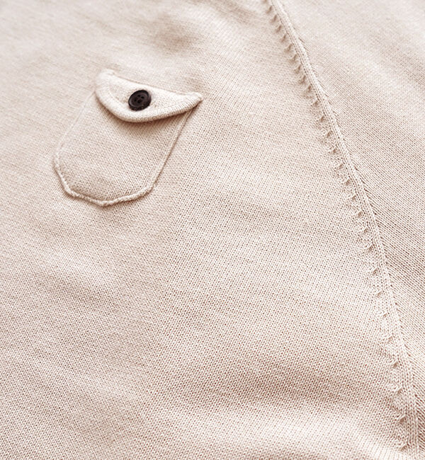 休日と詩「小さなポケットのニット」|ニット・セーター|