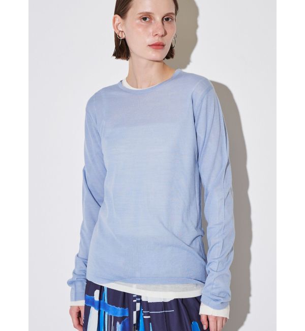 ELENDEEK「WOOL SHEER LONG-T KT」|ニット・セーター|