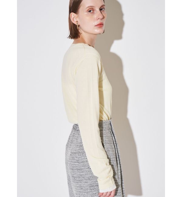 ELENDEEK「WOOL SHEER LONG-T KT」|ニット・セーター|