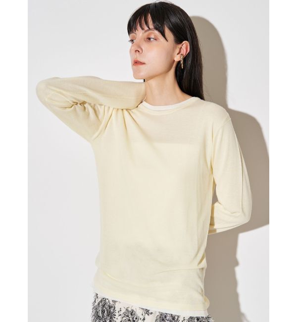 ELENDEEK「WOOL SHEER LONG-T KT」|ニット・セーター|