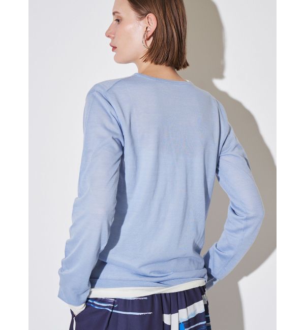 ELENDEEK「WOOL SHEER LONG-T KT」|ニット・セーター|