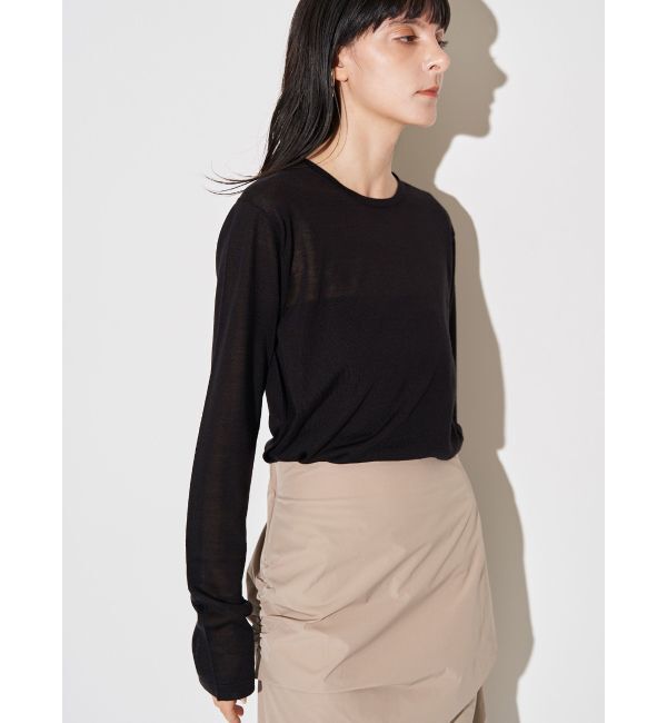 ELENDEEK「WOOL SHEER LONG-T KT」|ニット・セーター|