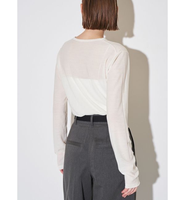 ELENDEEK「WOOL SHEER LONG-T KT」|ニット・セーター|
