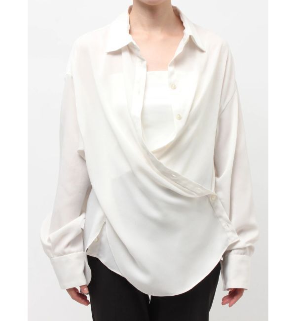 ELENDEEK「SATIN CACHECOEUR SH」|シャツ・ブラウス|
