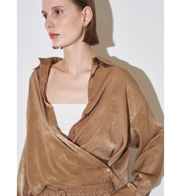 ELENDEEK「SATIN CACHECOEUR SH」|シャツ・ブラウス|