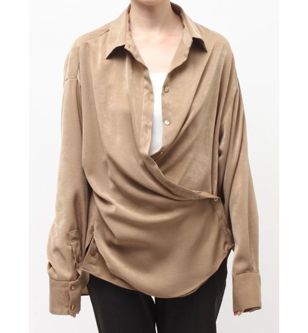 ELENDEEK「SATIN CACHECOEUR SH」|シャツ・ブラウス|