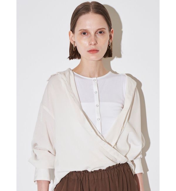 ELENDEEK「SATIN CACHECOEUR SH」|シャツ・ブラウス|