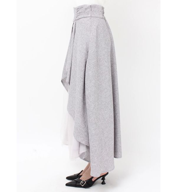 RESEXXY「アシンメトリーフレアボリュームスカート」|スカート|