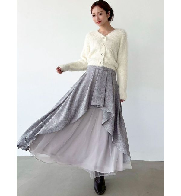 RESEXXY「アシンメトリーフレアボリュームスカート」|スカート|