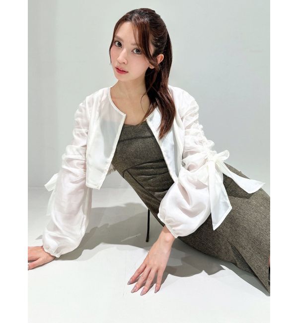 RESEXXY「ビッグリボンシアーブルゾン」|ブルゾン・スタジャン|