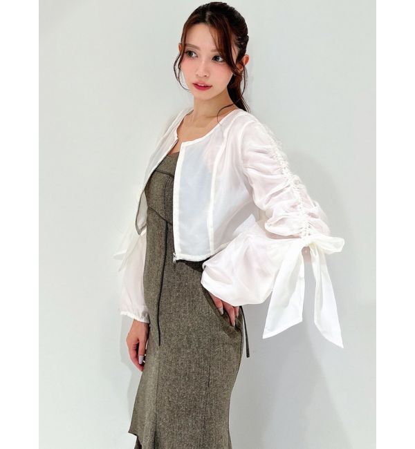 RESEXXY「ビッグリボンシアーブルゾン」|ブルゾン・スタジャン|