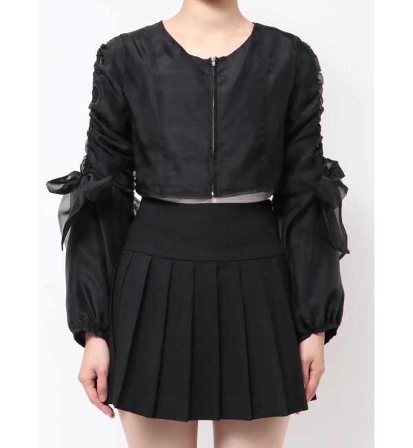 RESEXXY「ビッグリボンシアーブルゾン」|ブルゾン・スタジャン|