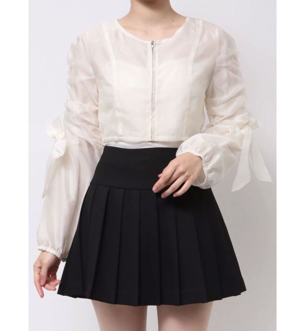 RESEXXY「ビッグリボンシアーブルゾン」|ブルゾン・スタジャン|