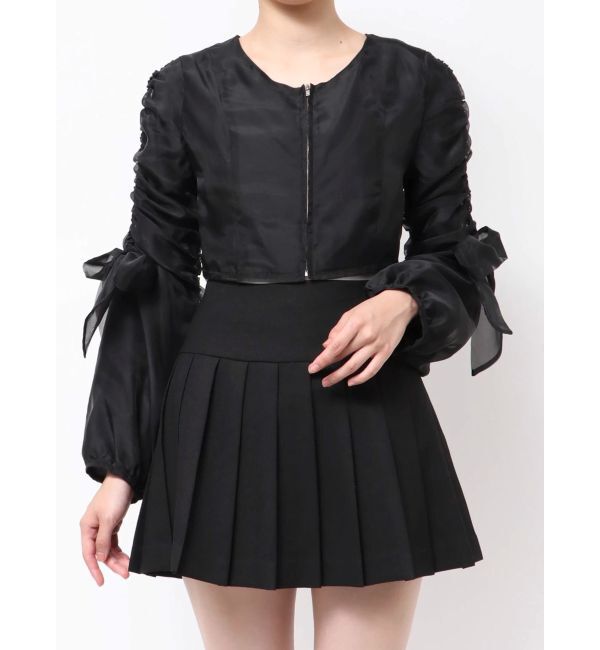 RESEXXY「ビッグリボンシアーブルゾン」|ブルゾン・スタジャン|