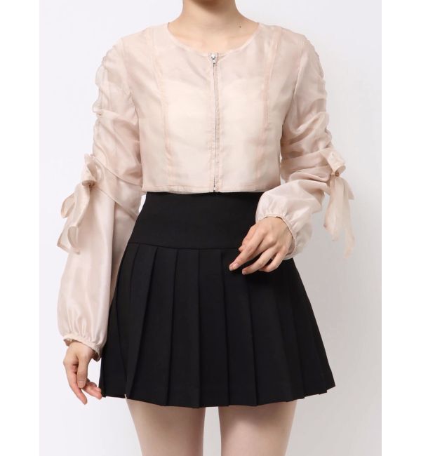 RESEXXY「ビッグリボンシアーブルゾン」|ブルゾン・スタジャン|