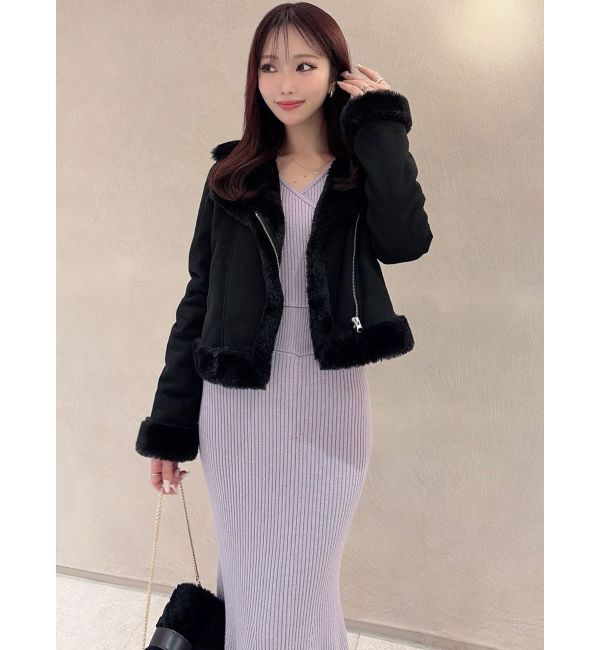 RESEXXY「フェイクムートンブルゾン」|ブルゾン・スタジャン|