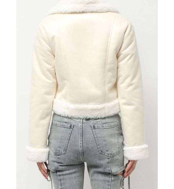 RESEXXY「フェイクムートンブルゾン」|ブルゾン・スタジャン|