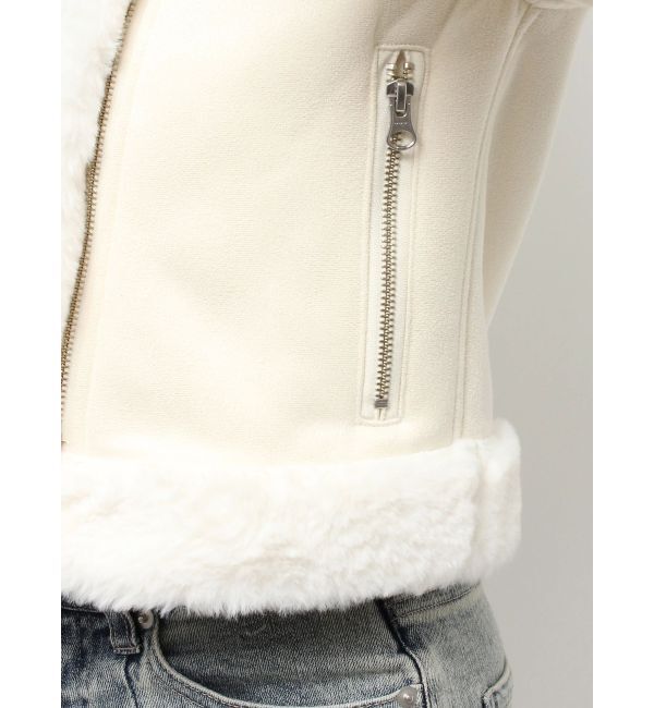 RESEXXY「フェイクムートンブルゾン」|ブルゾン・スタジャン|