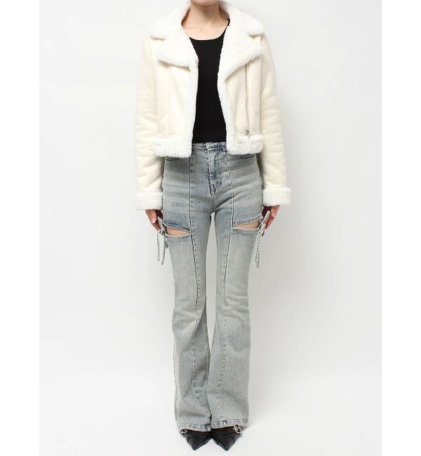 RESEXXY「フェイクムートンブルゾン」|ブルゾン・スタジャン|