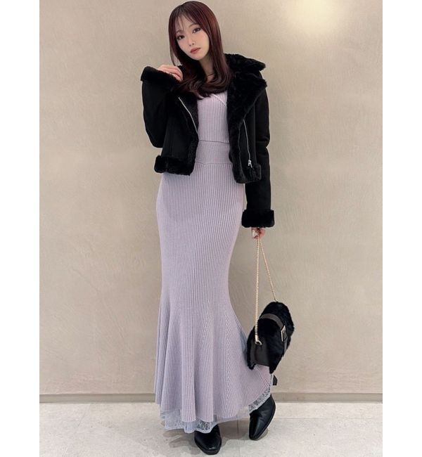 RESEXXY「フェイクムートンブルゾン」|ブルゾン・スタジャン|