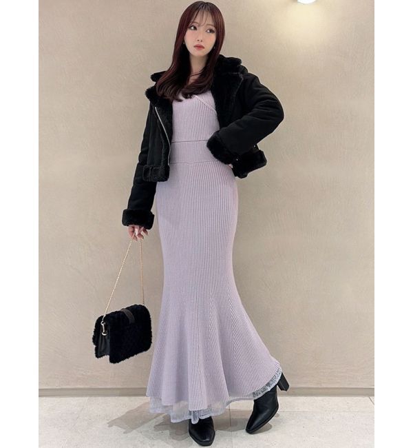 RESEXXY「フェイクムートンブルゾン」|ブルゾン・スタジャン|