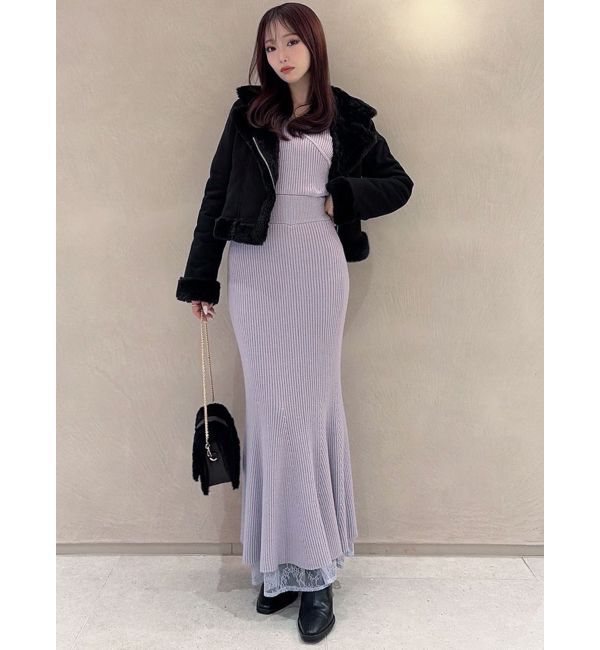 RESEXXY「フェイクムートンブルゾン」|ブルゾン・スタジャン|