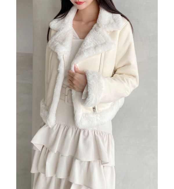 RESEXXY「フェイクムートンブルゾン」|ブルゾン・スタジャン|