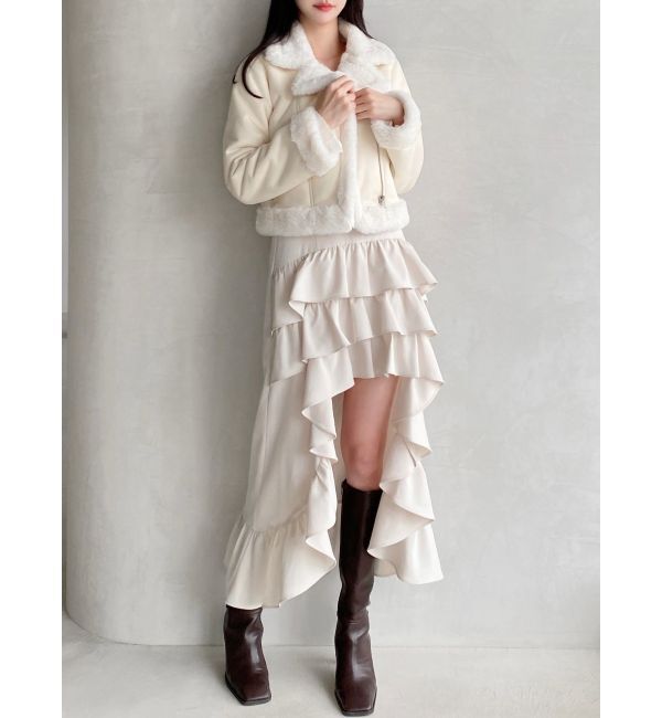 RESEXXY「フェイクムートンブルゾン」|ブルゾン・スタジャン|