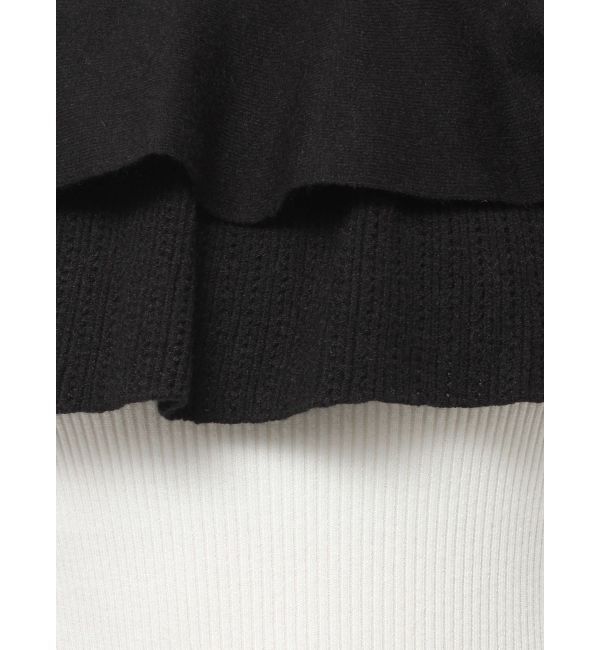 RESEXXY「フリルタイトニットワンピース」|ワンピース|