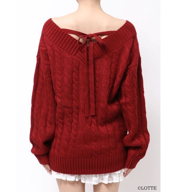 RESEXXY「【Ghana】ケーブルルーズニットチュニック」|ニット・セーター|