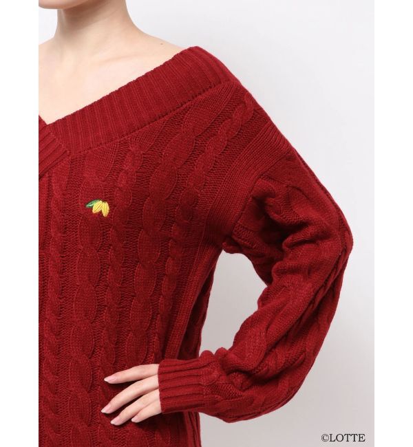 RESEXXY「【Ghana】ケーブルルーズニットチュニック」|ニット・セーター|