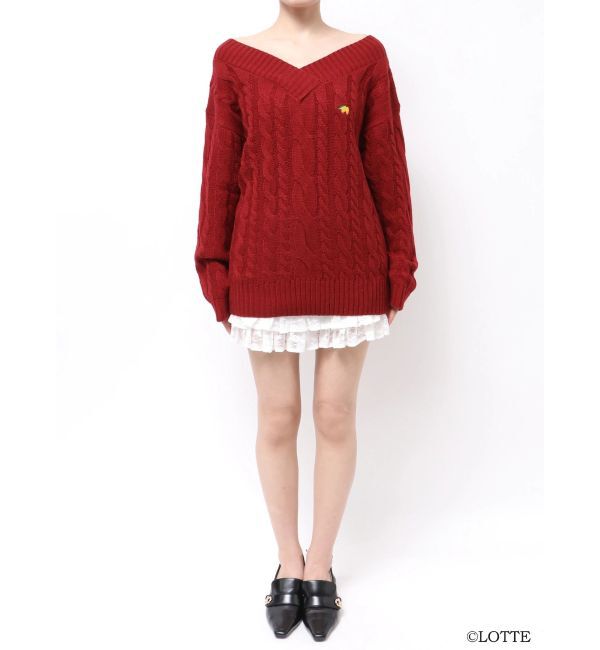 RESEXXY「【Ghana】ケーブルルーズニットチュニック」|ニット・セーター|