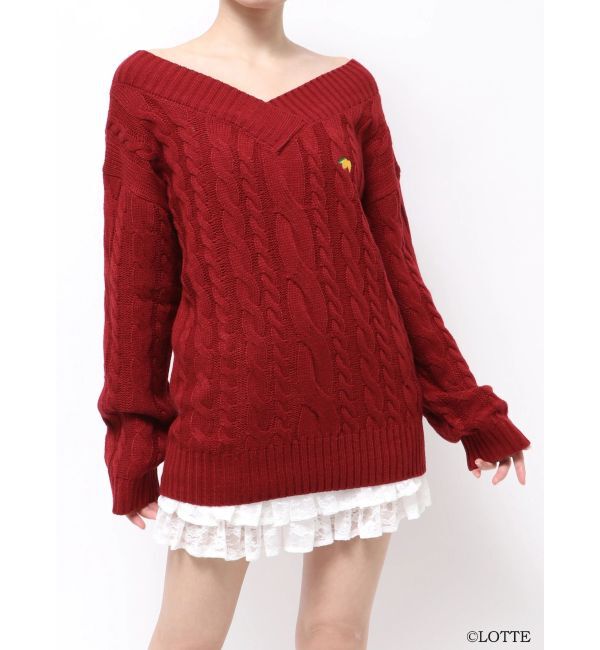 RESEXXY「【Ghana】ケーブルルーズニットチュニック」|ニット・セーター|