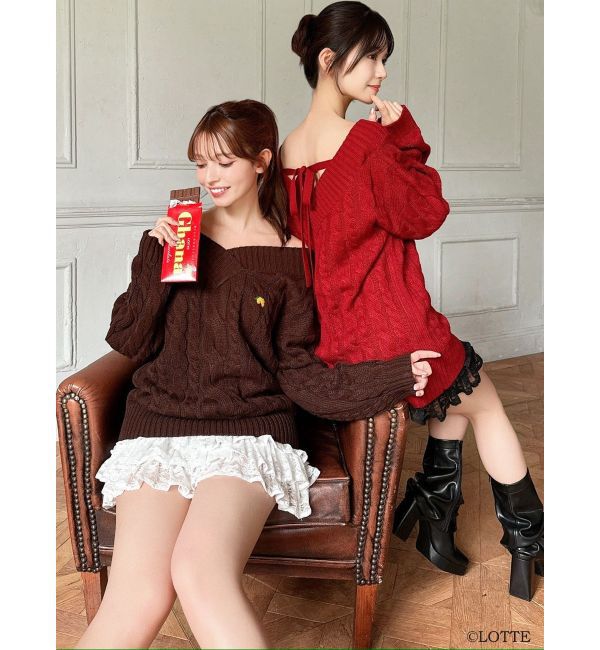 RESEXXY「【Ghana】ケーブルルーズニットチュニック」|ニット・セーター|