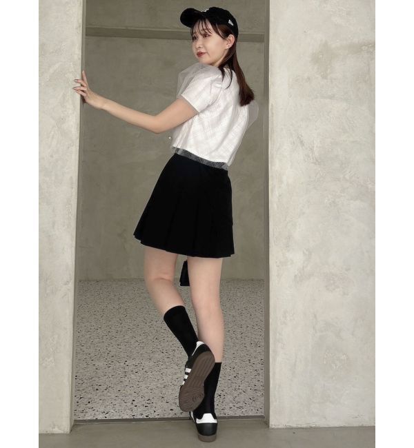 dazzlin「ランダムリボンシアーTシャツ」|Tシャツ・カットソー|