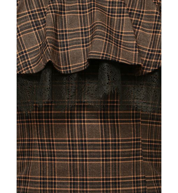 dazzlin「レースヘムキャミワンピース」|ワンピース|