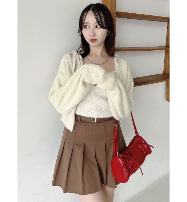 dazzlin「ダブルベルトミニスカート」|スカート|