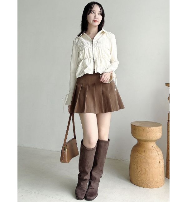 dazzlin「ダブルベルトミニスカート」|スカート|