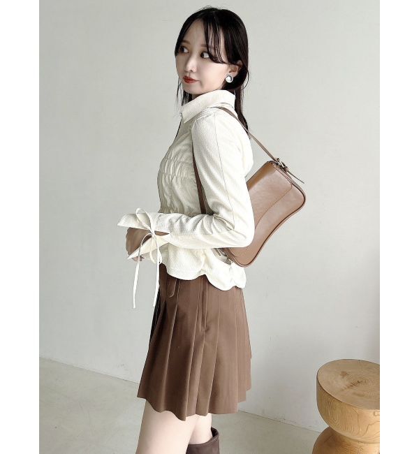 dazzlin「ダブルベルトミニスカート」|スカート|