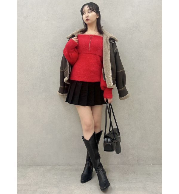 dazzlin「ダブルベルトミニスカート」|スカート|