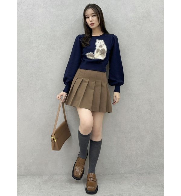 dazzlin「ダブルベルトミニスカート」|スカート|