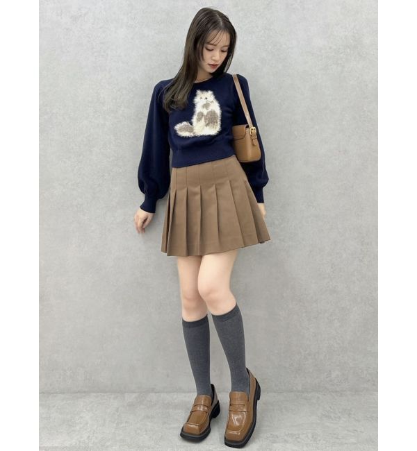 dazzlin「ダブルベルトミニスカート」|スカート|