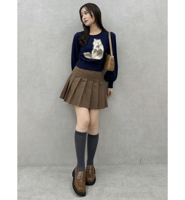 dazzlin「ダブルベルトミニスカート」|スカート|