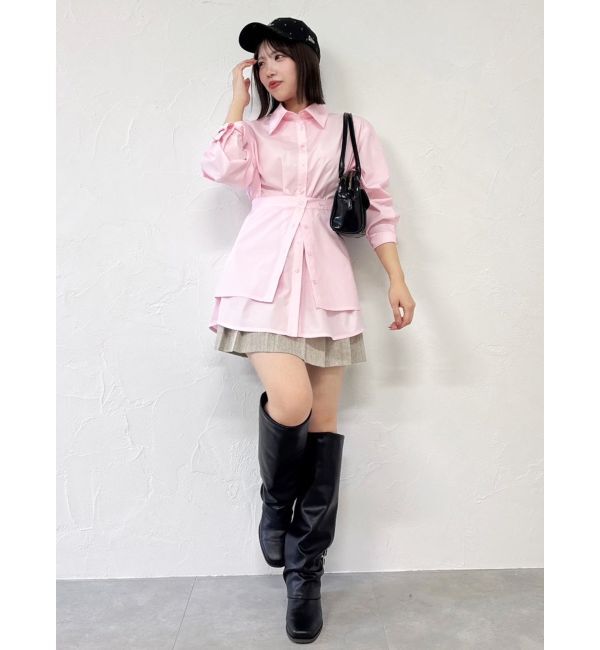 dazzlin「ダブルベルトミニスカート」|スカート|