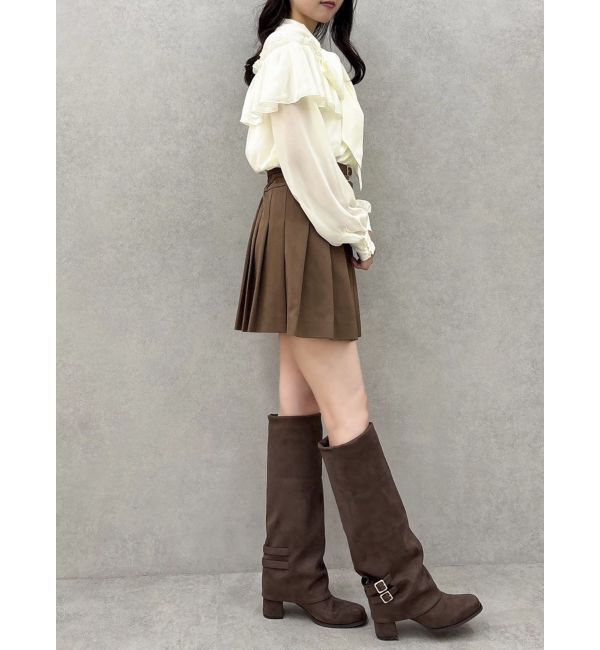 dazzlin「ダブルベルトミニスカート」|スカート|