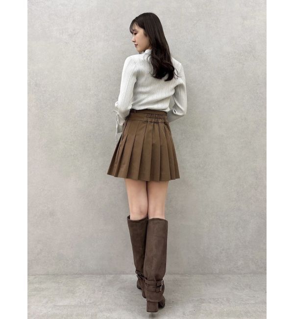 dazzlin「ダブルベルトミニスカート」|スカート|