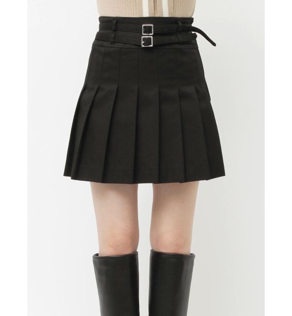 dazzlin「ダブルベルトミニスカート」|スカート|