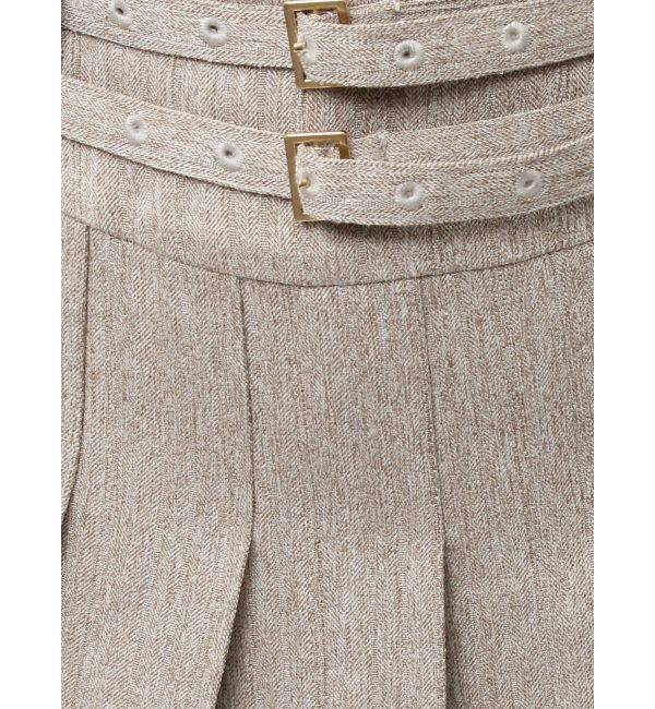 dazzlin「ダブルベルトミニスカート」|スカート|