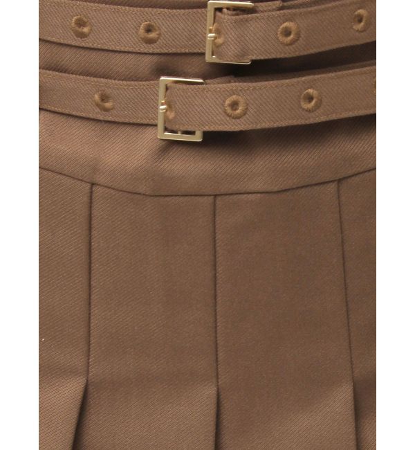 dazzlin「ダブルベルトミニスカート」|スカート|